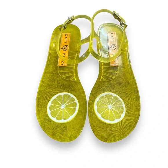Katy Perry Collections Shoes Katy Perry Lemon Slice Novelty Fruit Jellies Sandals Poshmark
